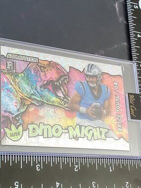 Bryce Young 2023 Wild Card Alumination  Dino-Might RC #AD-BY Rookie Panthers /15